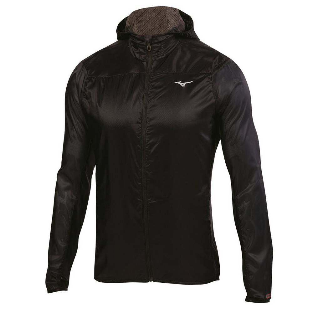 Mizuno Men's Breath Thermo Hoody Jacket Black (421490-MVU)